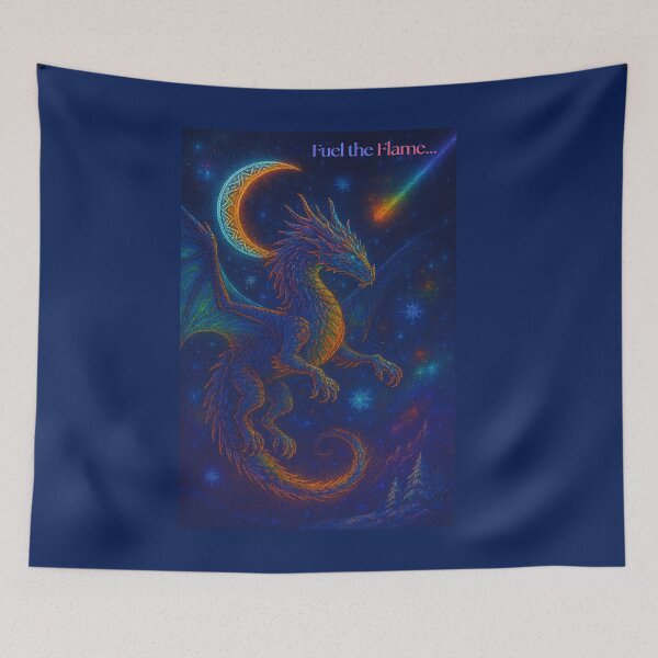 Item preview, Neon Dragon-Fuel the Flame designed and sold by Brickroad Dsigns.