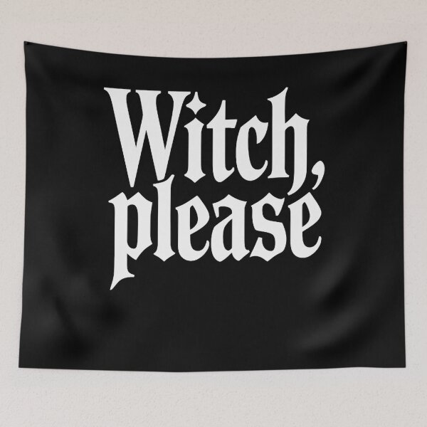 Item preview, Bleached Funny Witch, Please Witch Halloween designed and sold by TrinaEspinoza.