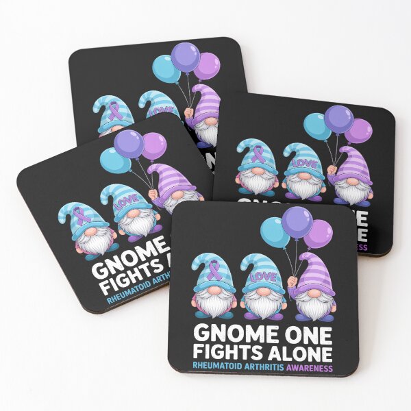 Item preview, Funny Gnomies Rheumatoid Arthritis Awareness Month Ribbon designed and sold by WalshDrawnLaugh.