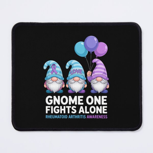 Item preview, Funny Gnomies Rheumatoid Arthritis Awareness Month Ribbon designed and sold by WalshDrawnLaugh.