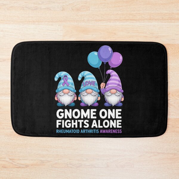 Item preview, Funny Gnomies Rheumatoid Arthritis Awareness Month Ribbon designed and sold by WalshDrawnLaugh.