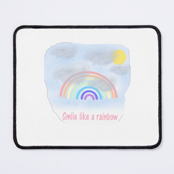 Item preview, Bright Rainbow with Sun Smile Like a Rainbow for Positive Vibes designed and sold by Beautiful art store.