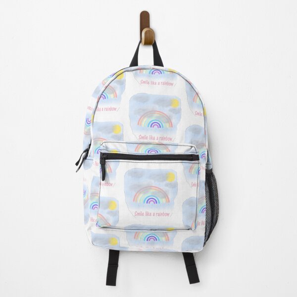 Item preview, Bright Rainbow with Sun Smile Like a Rainbow for Positive Vibes designed and sold by Beautiful art store.