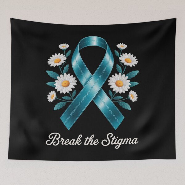 Item preview, Break the Stigma with Mental Health Awareness Ribbon designed and sold by TrinaEspinoza.