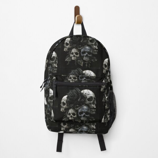 Item preview, Black Rose Requiem – Skulls in Bloom designed and sold by ArgentoArt.