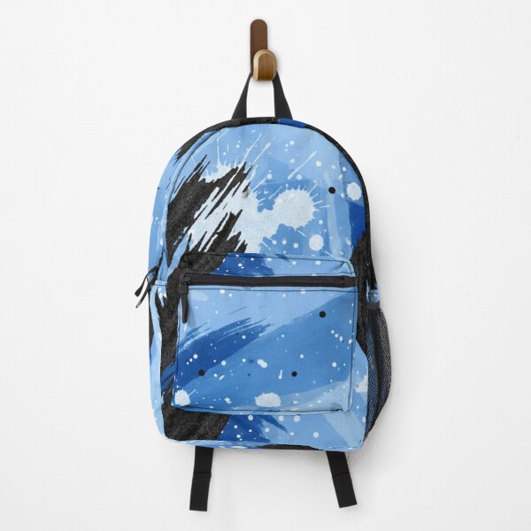 Item preview, Abstract Expressionist Brushstrokes | Blue Watercolor Pattern and Black Brushstrokes | Urban Artistic Streetwear designed and sold by DibuHumor.