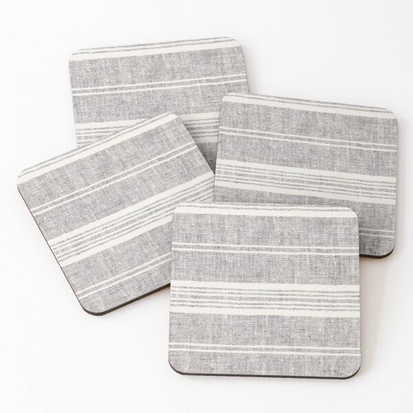 Item preview, Gray Fabric Texture Striped Pattern designed and sold by Ed & Harmony.