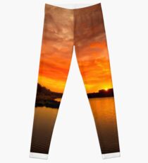 Huntington Beach State Park Sunset Leggings