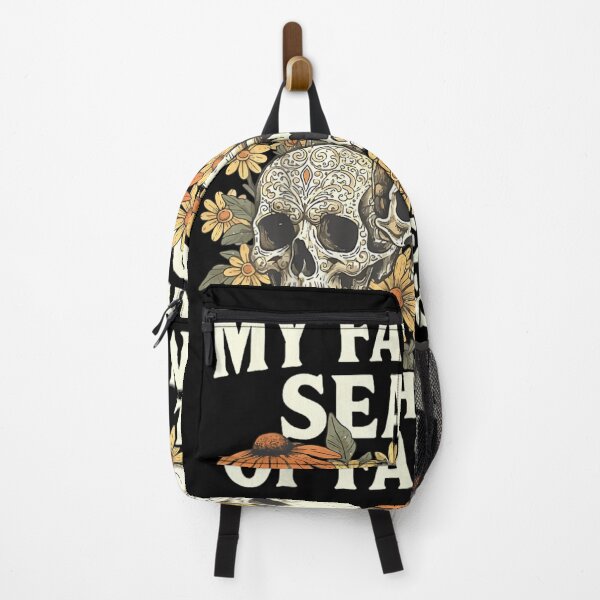 Item preview, My Favorite Season Is The Fall of Fascism Anti-Fascist Skull Flowers Art designed and sold by DorikoKazan.
