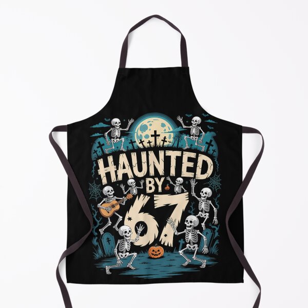 Item preview, Haunted by 67 Dancing Skeletons Graveyard Halloween Art designed and sold by DorikoKazan.