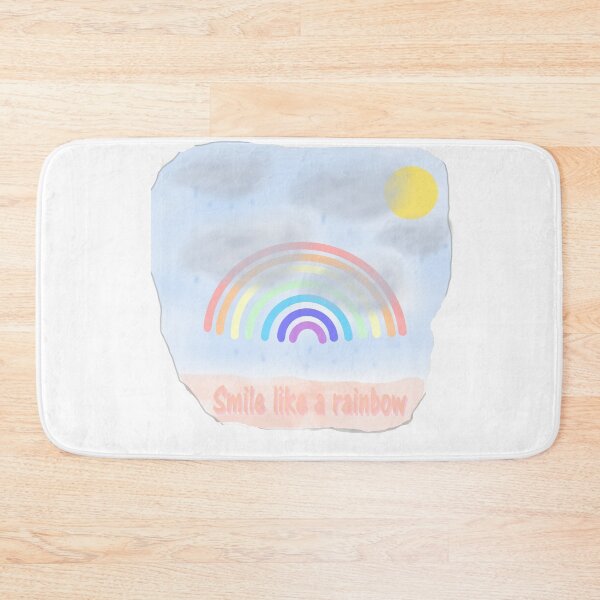 Item preview, Bright Rainbow with Sun Smile Like a Rainbow for Positive Vibes designed and sold by Beautiful art store.