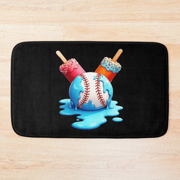 Item preview, Baseball Dripping Ice Cream Drip Youth Boys Baseball designed and sold by miaa-artistshop.
