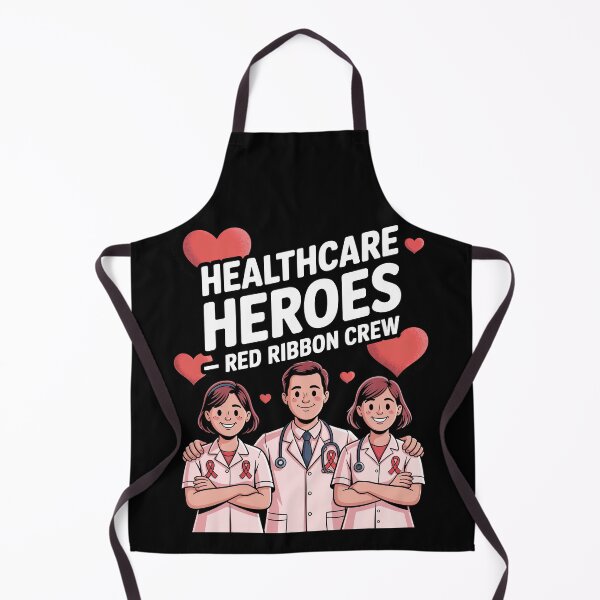 Item preview, Healthcare Heroes Red Ribbon Crew HIV AIDS Awareness Support Design for World AIDS Day December 1 Medical Staff Tribute designed and sold by Self Love Studio.