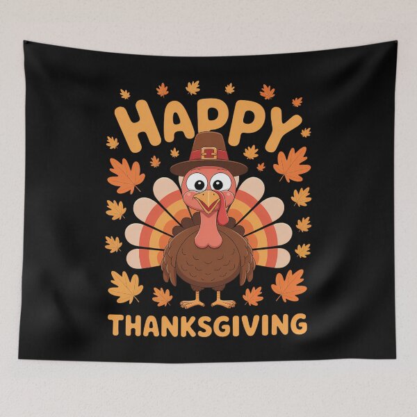 Item preview, Happy Thanksgiving Funny Turkey Family Dinner Thanksgiving designed and sold by Sunset4Bones.