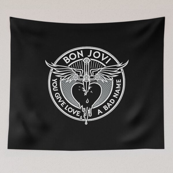 Item preview, Red You Give Love A Bad Name Bon Jovi designed and sold by riecounrare1984.
