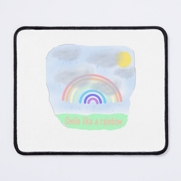 Item preview, Bright Rainbow with Sun Smile Like a Rainbow for Positive Vibes designed and sold by Beautiful art store.