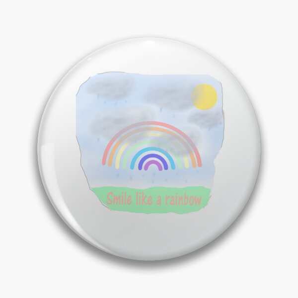 Item preview, Bright Rainbow with Sun Smile Like a Rainbow for Positive Vibes designed and sold by Beautiful art store.