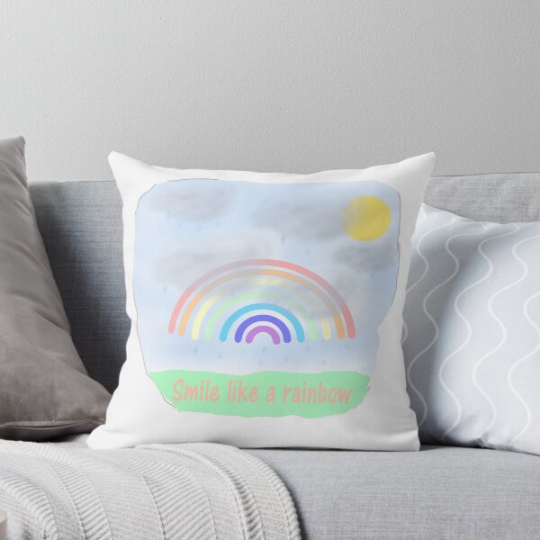 Item preview, Bright Rainbow with Sun Smile Like a Rainbow for Positive Vibes designed and sold by Beautiful art store.
