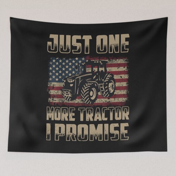 Item preview, Just One More Tractor USA Flag Shirt designed and sold by TinaMDedrick.