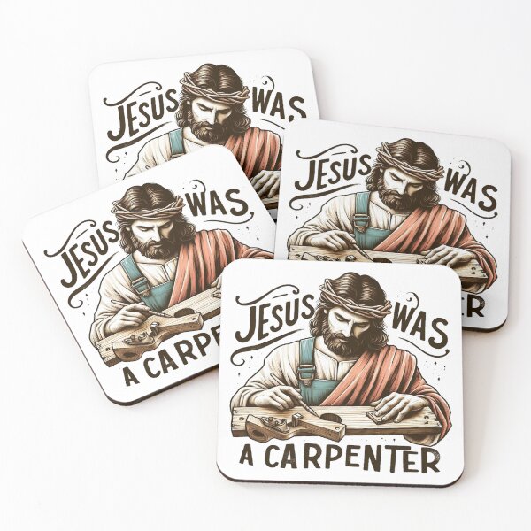 Item preview, Jesus Was A Carpenter sticker, decal designed and sold by maximinano100k.