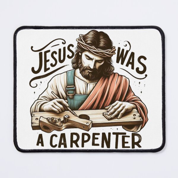 Item preview, Jesus Was A Carpenter sticker, decal designed and sold by maximinano100k.