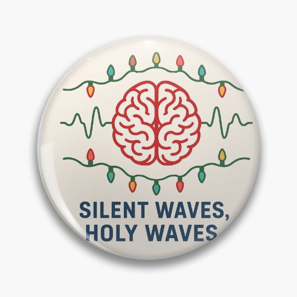 Item preview, “Silent Waves, Holy Waves – Christmas Neuro Art” designed and sold by NeuroNerd-R-5.