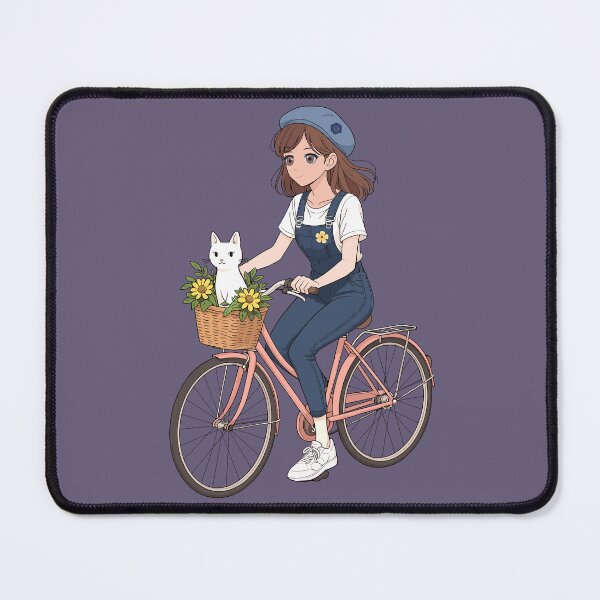 Item preview, Sunday Ride with My Cat designed and sold by Tiny-roar-studio.
