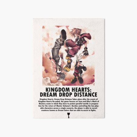 Vista previa del artículo con la obra «DISTANCIA DE CAÍDA DEL SUEÑO DE KINGDOM HEARTS», diseñado y vendido por ellz-bellz.