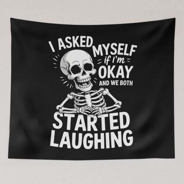 Item preview, Funny Skeleton Joke Sayings Sarcastic designed and sold by georgiaarsnal.