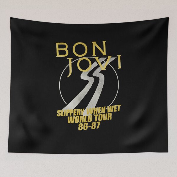 Item preview, Slippery When Wet World Tour Bon Jovi designed and sold by riecounrare1984.