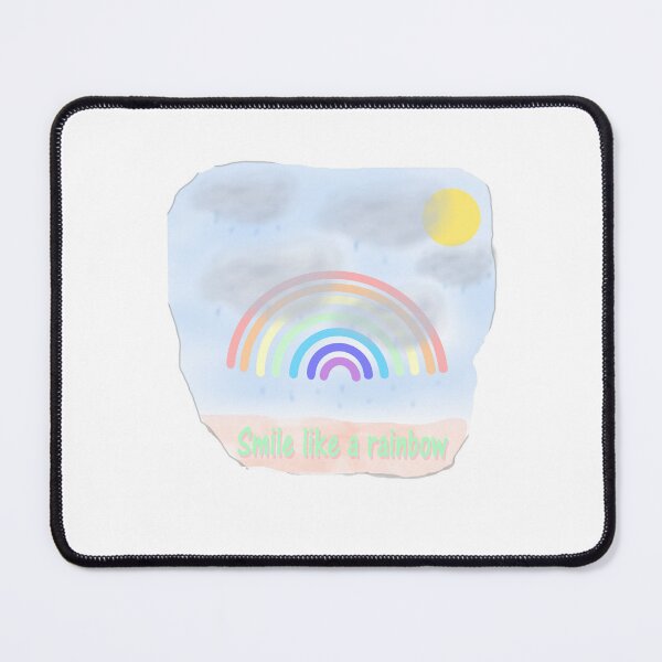 Item preview, Bright Rainbow with Sun Smile Like a Rainbow for Positive Vibes designed and sold by Beautiful art store.
