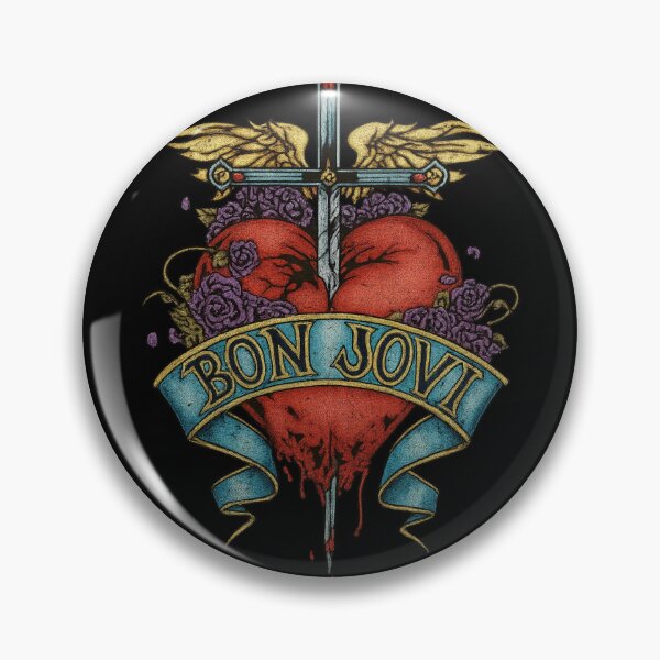 Item preview, Floral Logo Bon Jovi designed and sold by riecounrare1984.