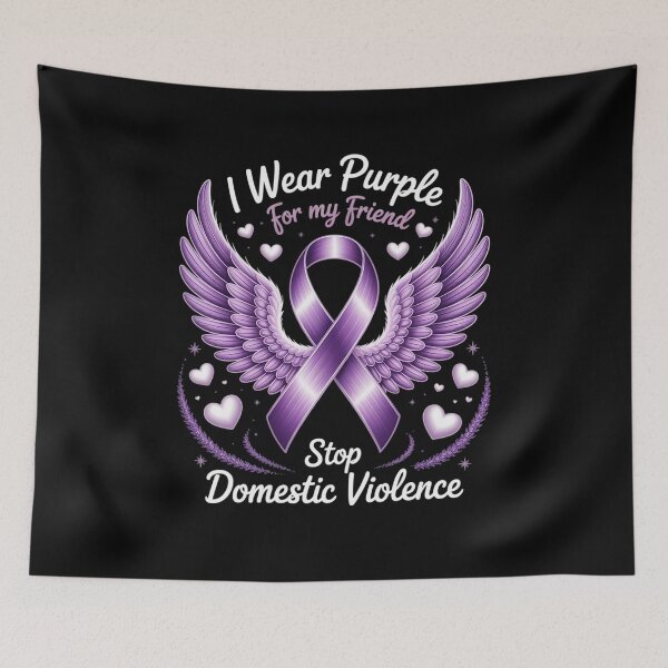 Item preview, Friend Support Domestic Violence Awareness designed and sold by RayArmstrong.