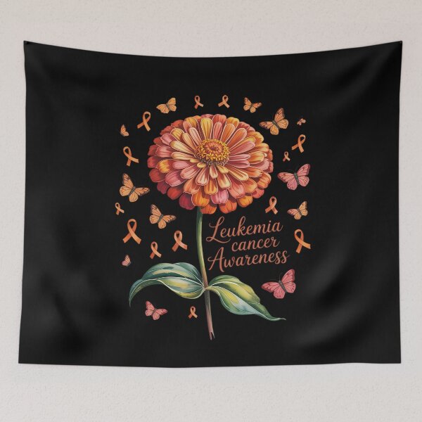 Item preview, Flower Leukemia Awareness Blood Cancer designed and sold by DrewLeuschke.