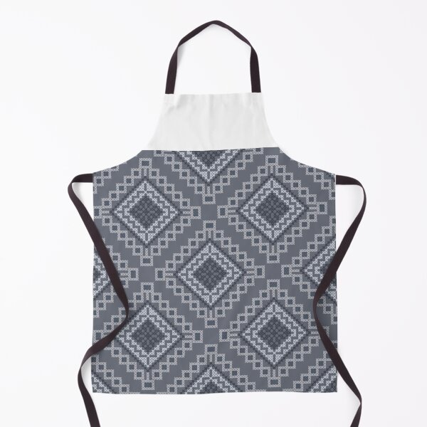 Item preview, Gray Cross Stitch Diamond – Minimal Embroidery Pattern designed and sold by Dintheo.