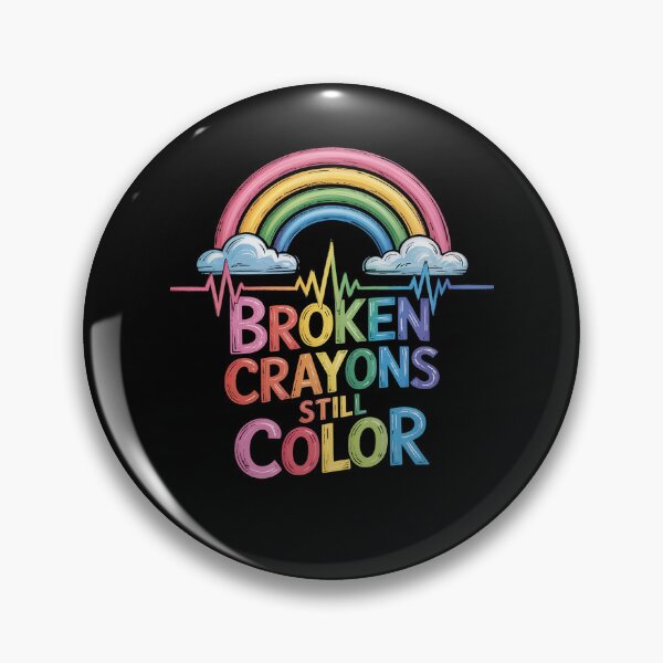 Item preview, Broken Crayons Still Color Mental Health Awareness Semicolon designed and sold by TyraYoung.