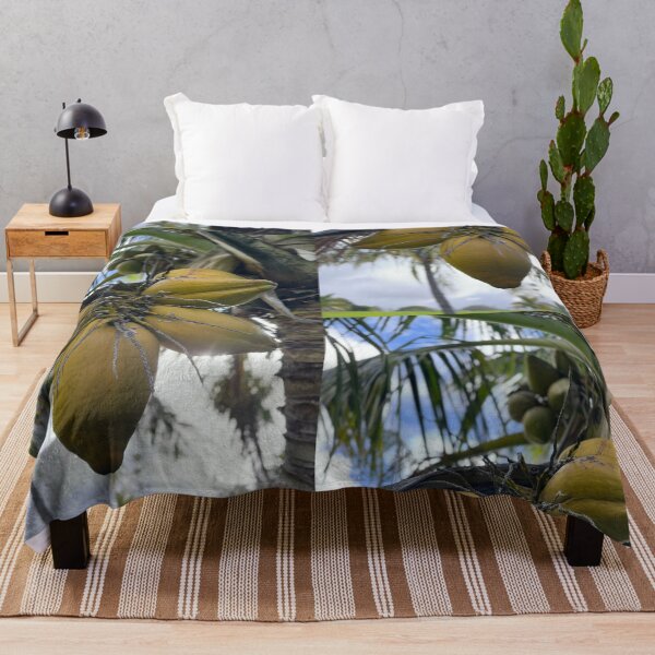 Item preview, “Coconuts Growing on Palm Tree” designed and sold by TrisaThyme.