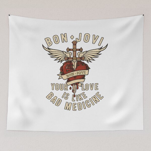 Item preview, Bad Medicine Bon Jovi designed and sold by riecounrare1984.