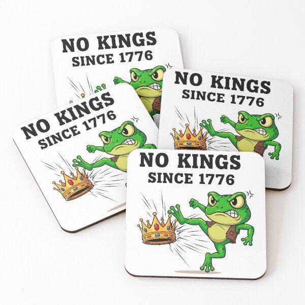 Item preview, No Kings Since 1776 Frog Protest designed and sold by NelsBla.