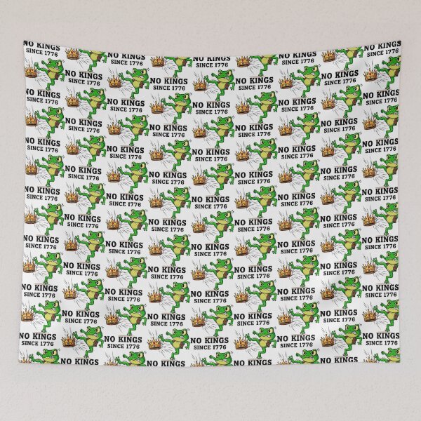 Item preview, No Kings Since 1776 Frog Protest designed and sold by NelsBla.
