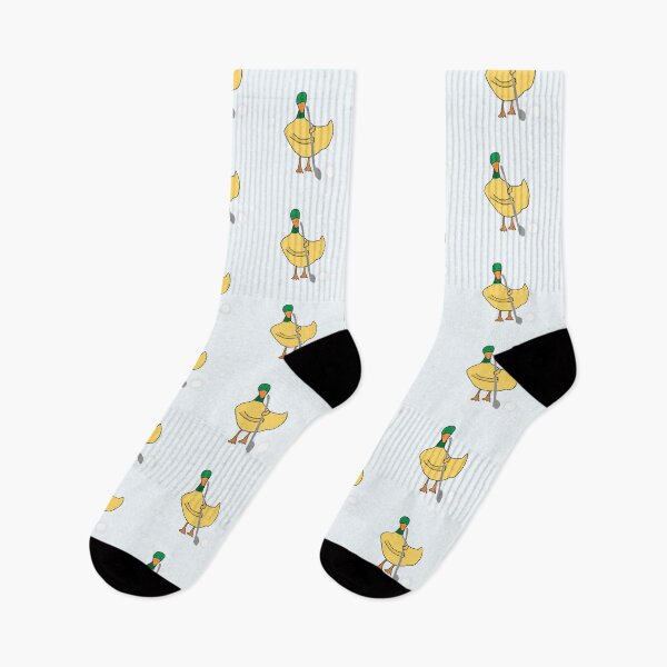 Item preview, Playful Yellow Duck Playing Golf – Cute Animal Sports Scene designed and sold by Beautiful art store.