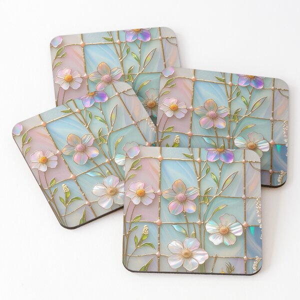 Item preview, Wildflower Stained Glass Effect Graphic Design designed and sold by caseluv.