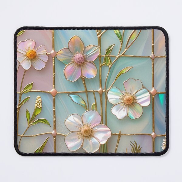 Item preview, Wildflower Stained Glass Effect Graphic Design designed and sold by caseluv.