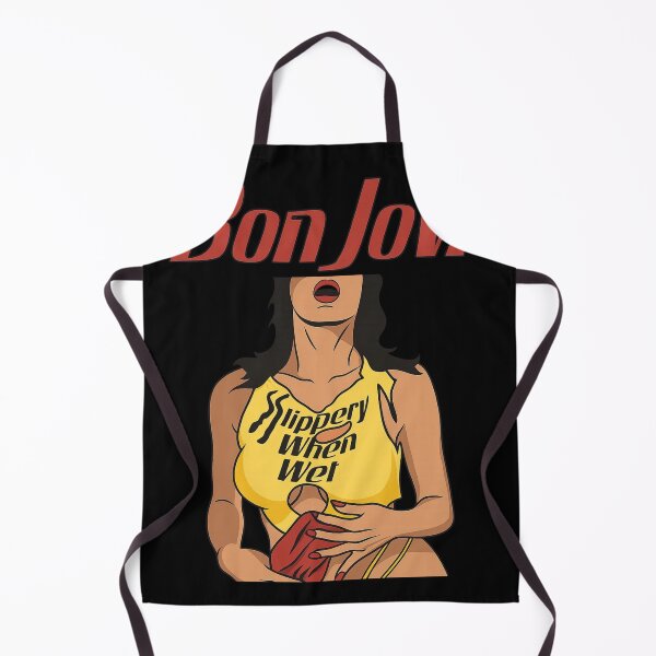 Item preview, Slippery When Wet Illustration Bon Jovi designed and sold by riecounrare1984.