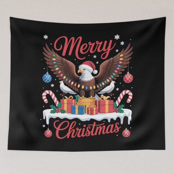 Item preview, Bald Eagle Lover Xmas Lighting Santa Bald Eagle Christmas designed and sold by brynatshop.