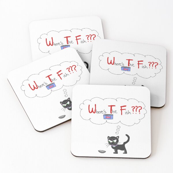 Item preview, “WTF! Where’s the Fish?” - Salem designed and sold by Slinky Void Styles by @K.K.Labz (Katie-Kat Labrador).