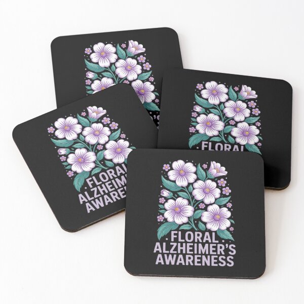 Item preview, Floral Alzheimer's Awareness Cute designed and sold by AmparoBoyle.