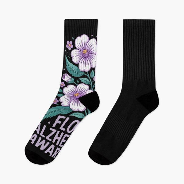 Item preview, Floral Alzheimer's Awareness Cute designed and sold by AmparoBoyle.