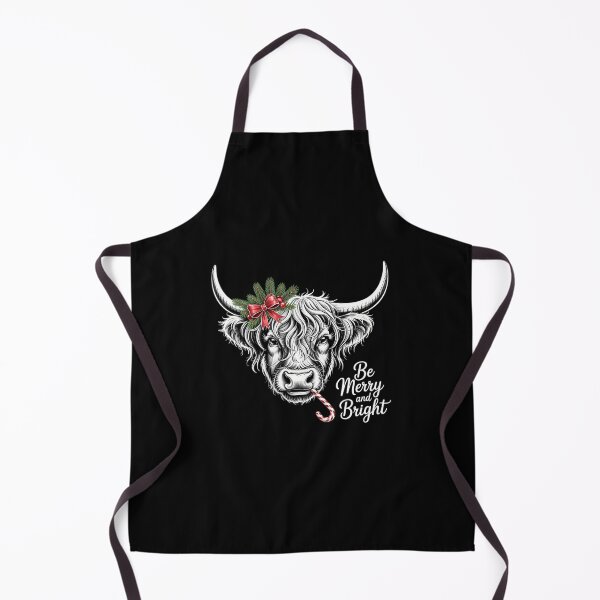 Item preview, Cow Christmas , Merry Christmas Heifers Highland Cow Farm Christmas designed and sold by brynatshop.
