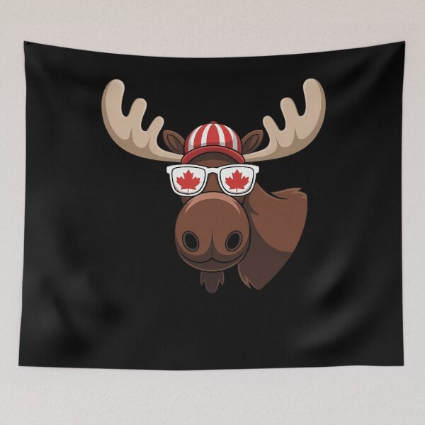 Item preview, Canada Day Canadian Flag Maple Leaf Moose Sunglasses designed and sold by TyraYoung.